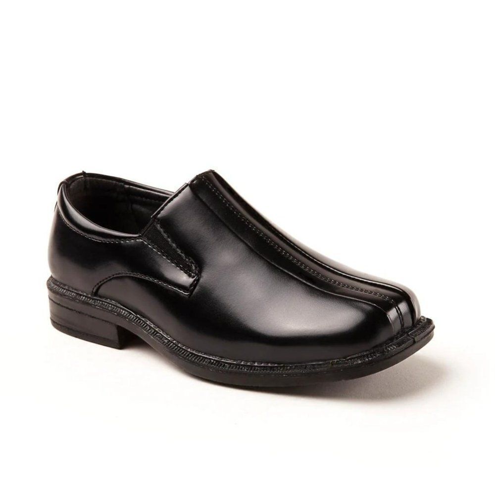 Deer Stags Kids' Wings Dress Comfort Slip-On Shoes Black Size 6 NWT